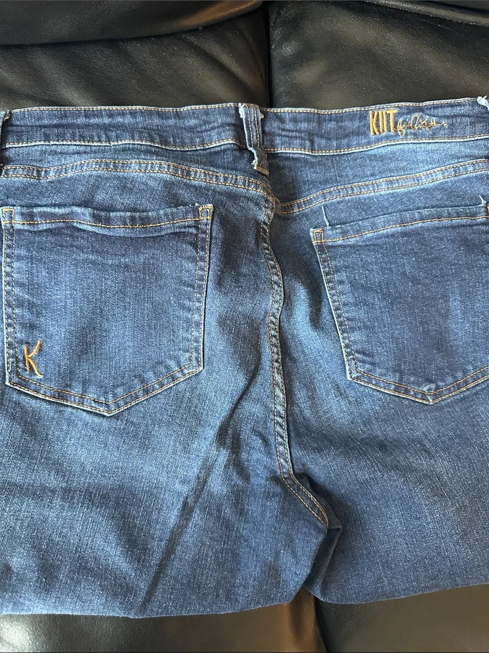 Kut from the Kloth Dark Blue Carlo Ankle Skinny Jeans